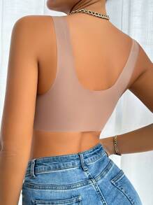 NudeFit Sujetador cómodo acolchado con almohadillas desmontables, elevación y realce, ropa interior adhesiva invisible que se puede usar con una parte superior atractiva fuera