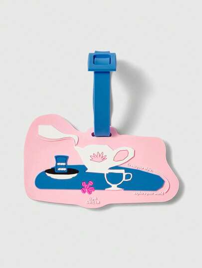 SHEIN Thẻ Hành Lý Sang Trọng - Thiết Kế Thời Trang Màu Hồng