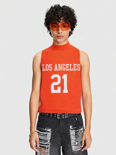 Street Life Veste jacquard à slogan pour homme, vêtement de tous les jours pour le printemps et l'été