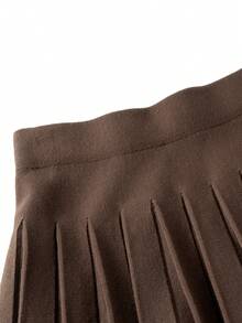 GIGOGOU 秋冬季女士迷你針織裙