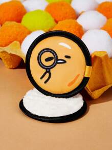 Gudetama X SHEIN 4pcs Cartoon Patterned Makeup Removal Pads - Yellow - View 7