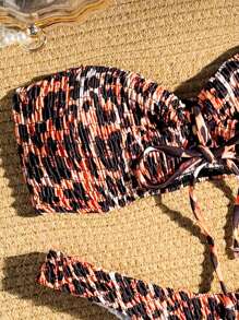 SHEIN Swim Women's Random Floral Print Swimwear Set, Copyright Purchased Summer