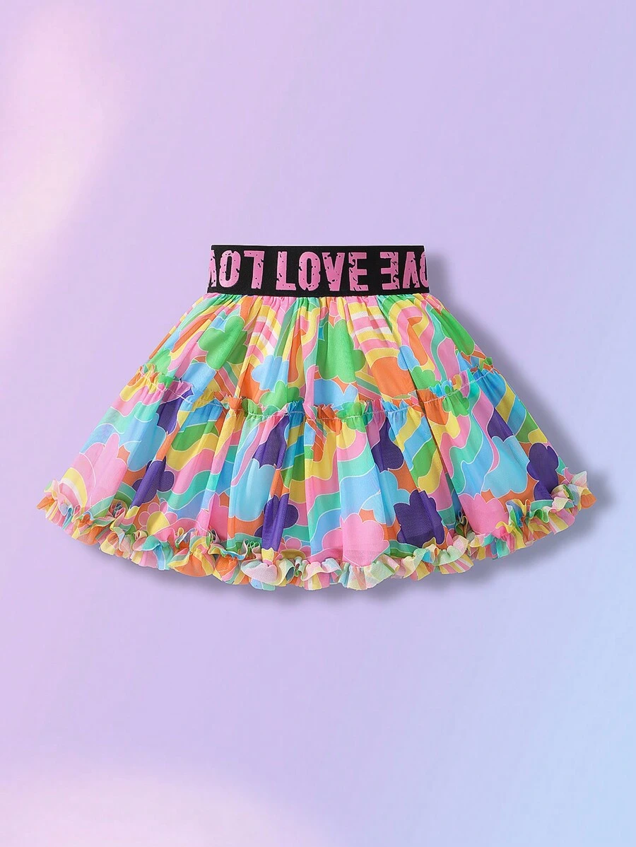 Fashionable And Colorful Tutu Skirt For Baby Girls, Suitable For Outings And Parties - Multicolor - View 1