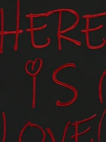Manfinity Hypemode Maglietta grafica con lettera per uomo per l'estate