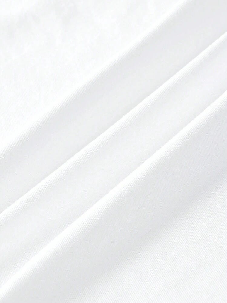 Men's Knitted Cotton High-Frequency Sleeveless Street Style Loose Fit Regular Tank Top, Suitable For Daily Wear In Spring And Summer