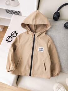 SHEIN Mantel Bayi Laki-Laki - Khaki - View 4
