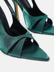 CUCCOO SZL 女士高跟凉鞋夏季毕业高跟鞋舞会高跟鞋度假鞋夏季促销派对坏人时尚别致华丽风格万圣节圣诞节迪斯科派对性感夜间出游秋季 - 藏蓝色 - 查看 6