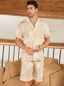 FamilyFrolics Men's Random Print Home Clothes Set - Multicolor - View 3