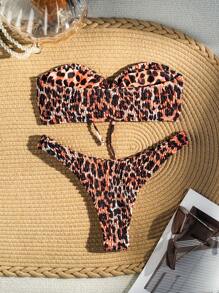 SHEIN Swim Women's Random Floral Print Swimwear Set, Copyright Purchased Summer