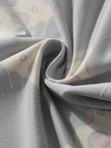 Men's Pizza Allover Print Full-Length Loungewear Shorts Sleep Shorts - Multicolor - View 6