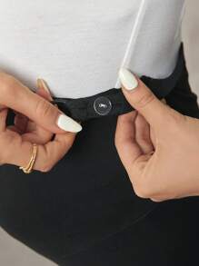 SHEIN Leggings de maternidad casuales con cintura elástica ajustable