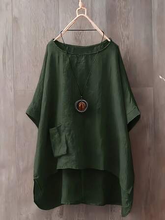 Ladies' Plain & Simple Round Neck Daily Top