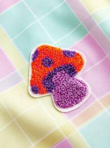 SHEINNeu 女款格紋短袖簡約日常襯衫 - 彩色 - 查看 3