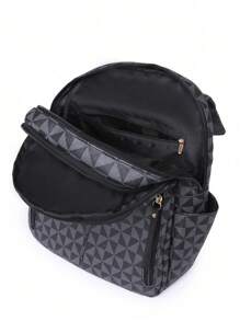 Élégant sac à dos en PU vintage à motif floral pour femmes, grande capacité, décontracté et adapté pour le travail, les rendez-vous, l'école et les voyages. Cadeau parfait pour les fêtes et les réunions