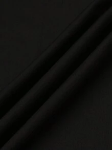 SHEIN EZwear Pantalones de estampado de leopardo de talla grande con pierna acampanada estrecha