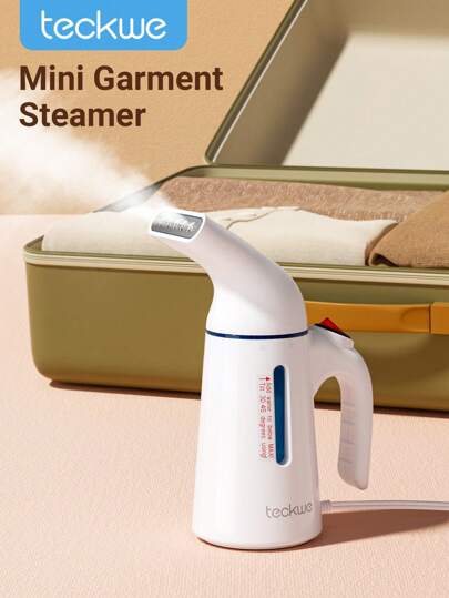 Teckwe Steamer For Clothes,Steamer,Handheld Clothing Steamer For Garment 30 Minutes,Fabric Wrinkle Remover Steam Iron For Home,Office And Travel