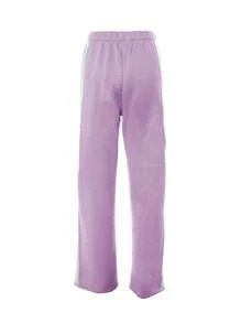 SHEIN Contrast Side Seam Knot Hem Sweatpants Fall Cloth For Women - Mauve Purple - View 2