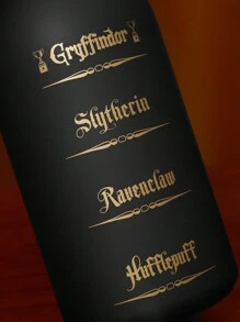 HARRY POTTER X SHEIN Letter Print Flip Cap Handle Tritan Cold Water Bottle 1000 Ml/35 Oz ,Gifts,Back To School - Black - View 5