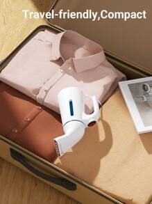 Teckwe 衣服蒸汽机，蒸汽机，手持式服装蒸汽机，30 分钟，织物除皱蒸汽熨斗，适用于家庭、办公室和旅行 - 白色 - 查看 4
