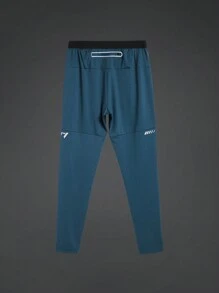 Manfinity Sport Corelite Boyfriend Style Men's Simple Daily Sports Pants - Blue - View 1