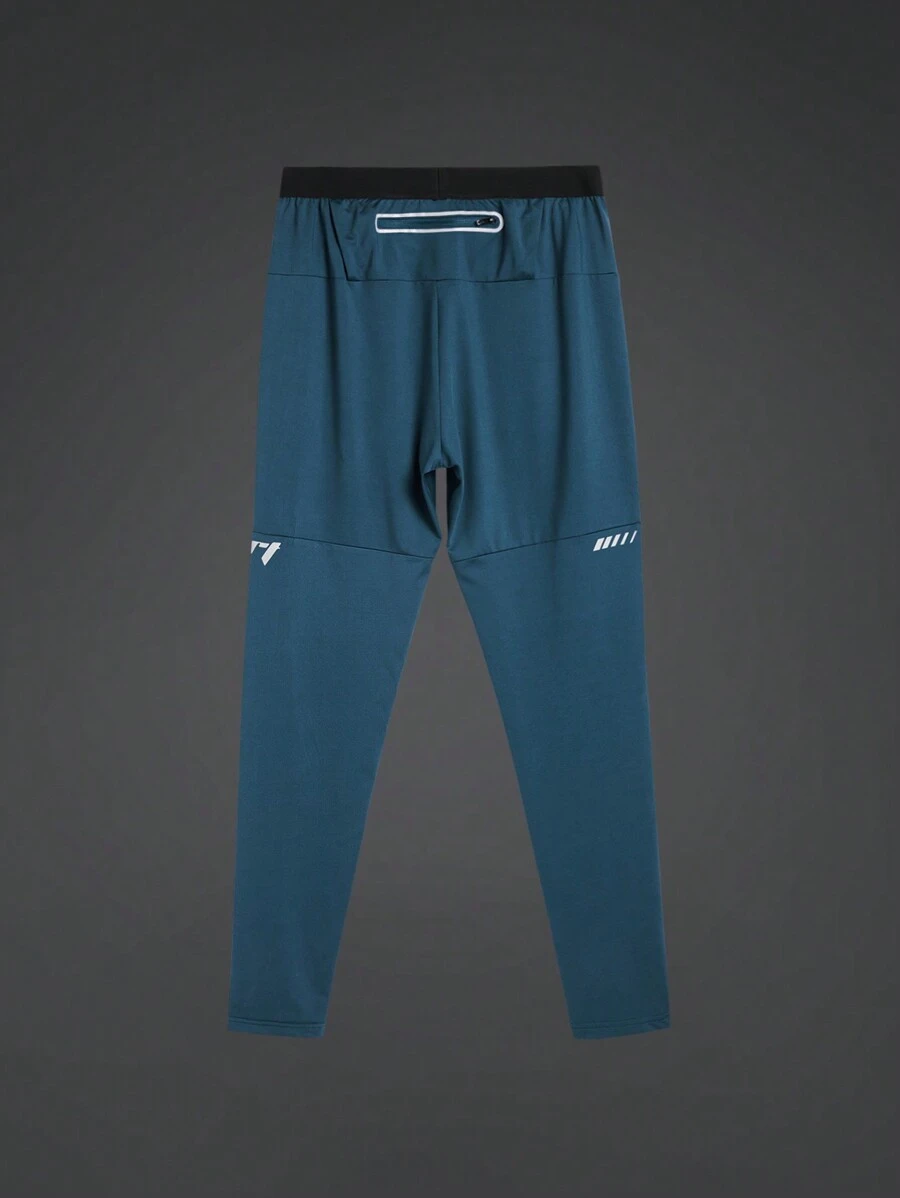 Manfinity Sport Corelite Boyfriend Style Men's Simple Daily Sports Pants - Blue - View 1