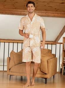 FamilyFrolics Men's Random Print Home Clothes Set - Multicolor - View 6