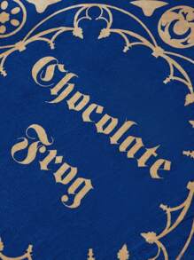 HARRY POTTER X SHEIN 1pc Chocolate Frog Shaped Alphabet Printed Rug,Gifts - Blue - View 5