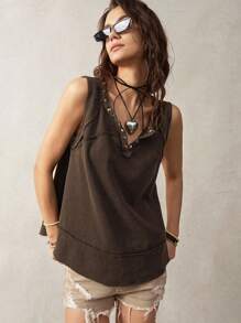 Bohemela Women's Vacation Tank Top - Black - View 4