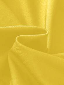 SHEIN Tween Boy's Short Sleeve Black T-Shirt With Letter Print - Yellow - View 5