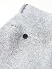 Manfinity Mode 男士商务多口袋前扣西装长裤