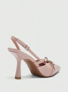 CUCCOO BIZCHIC Women's Fashion Ankle Strap Thin High Heel Sandals Vacation Shoes Summer Elegant SandalsSexy Party Baddie Chic Gorgeous Style Christmas Fall New Year Holiday - Apricot - View 7