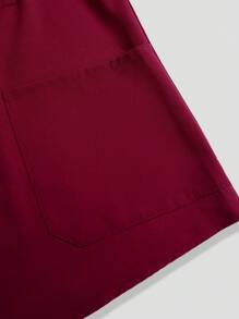 TaskEZ Set aus einfarbigem Kurz-Arm Oberteil und Hose für Damen in Große Größen, praktische Arbeitskleidung