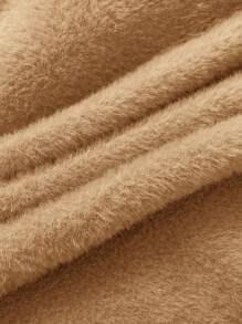 高领保暖内衬修身保暖长袖毛衣，秋冬 - 薑色 - 查看 3