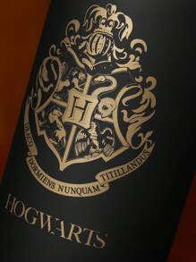 HARRY POTTER X SHEIN Letter Print Flip Cap Handle Tritan Cold Water Bottle 1000 Ml/35 Oz ,Gifts,Back To School - Black - View 4