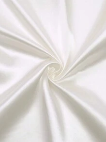 SHEIN SXY Elegant And Sexy Black & White Satin Maxi Party Dress For Women