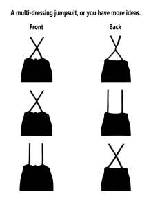 Zyxie بدلة بأرجل واسعة مطوية وربطة أمامية مقاسات كبيرة، صيفية