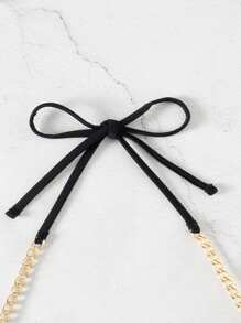 Swim Lushoire 女式夏季性感带钢圈比基尼上衣 - 黑色 - 查看 7