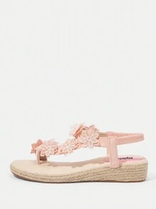 Styleloop Women'S Pink Wedge Heel & Thick Sole Sandals - Pink - View 1