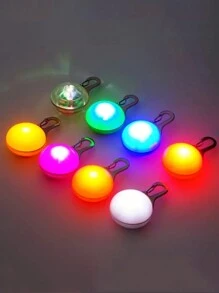 PETSIN 1pc Random Pet Luminous Pendant Anti-Lost Tag, Light Up Your Dog's Night Walks! - Multicolor - View 6