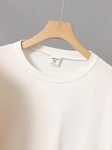 SHEIN 3 件青少年男孩基础款长袖 T 恤，休闲运动打底衫