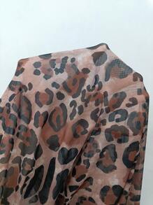 Chiquease Women's Leopard Print Mermaid Hem Skirt - Multicolor - View 4
