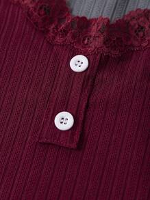 Snug Zone 3件套女士蕾丝修身吊带睡衣睡裙 - 彩色 - 查看 3