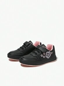 JNSQ 1 Paar outdoor Mode vielseitig lässige weiche Sohle rutschfeste schwarz bestickte bequeme Kinder Sportschuhe, für die Schulanfang - Verschiedenfarbig - Übersicht 11