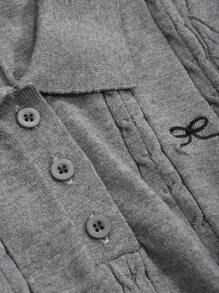 DAZY Ladies' Simple Solid Knitwear For Everyday Wear