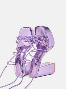 CUCCOO SZL Women's High Heel Sandals Vacation Shoes Summer Party Baddie Chic Gorgeous Style Halloween Christmas Fall Disco Party Sxy Night Out