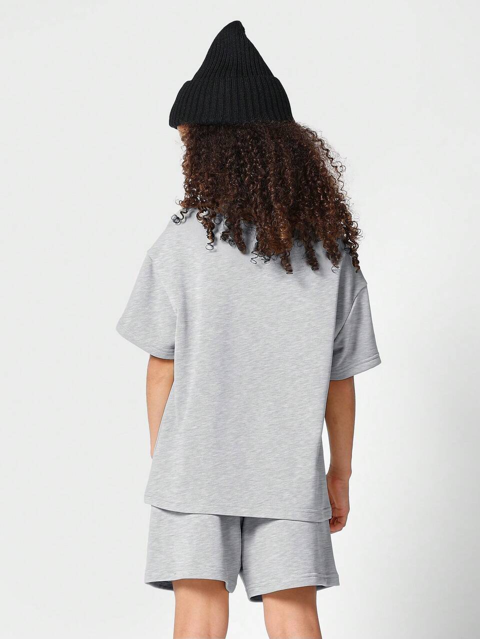 Unisex Kinder T-Shirt mit Muster und kurze Hose 2-teiliges Set