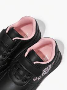 JNSQ 1 Paar outdoor Mode vielseitig lässige weiche Sohle rutschfeste schwarz bestickte bequeme Kinder Sportschuhe, für die Schulanfang - Verschiedenfarbig - Übersicht 10