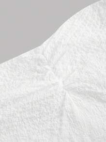 Aloruh Ladies Solid Color Simple Style Strapless Dress For Daily Wear - White - View 3