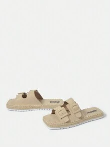 Styleloop Women'S Flat Sandals - Apricot - View 3