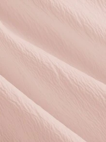 SHEIN MOD Women's Embroidered White And Red Color Block Long Dress, White Dress, Countryside Style - Pink - View 4